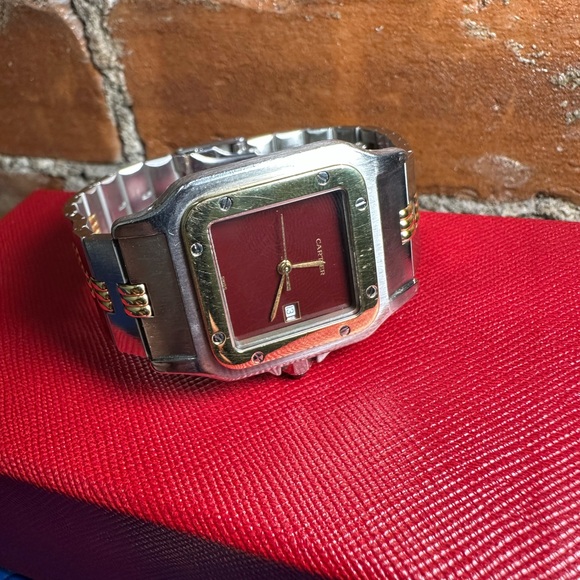 Cartier Gold and Silver Watch with Date Feature - Picture 1 of 4